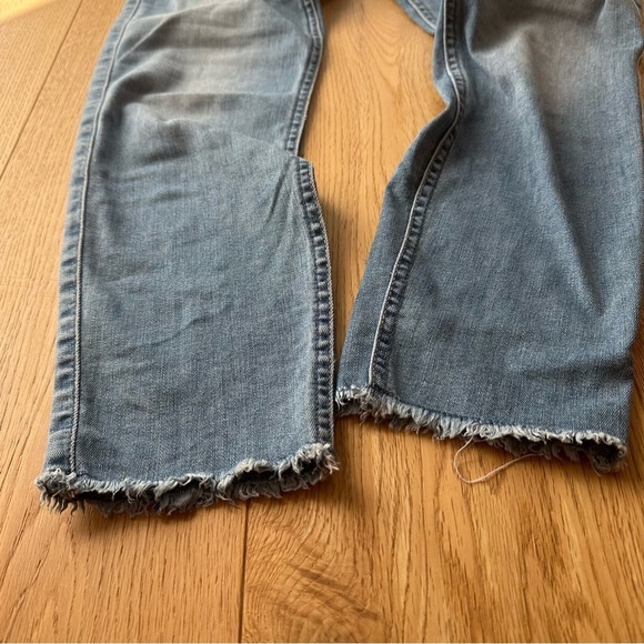 FOR ALL 7 MANKIND KIMMIE CROP SKINNY BLUE  JEANS - 27 - Picture 11 of 16